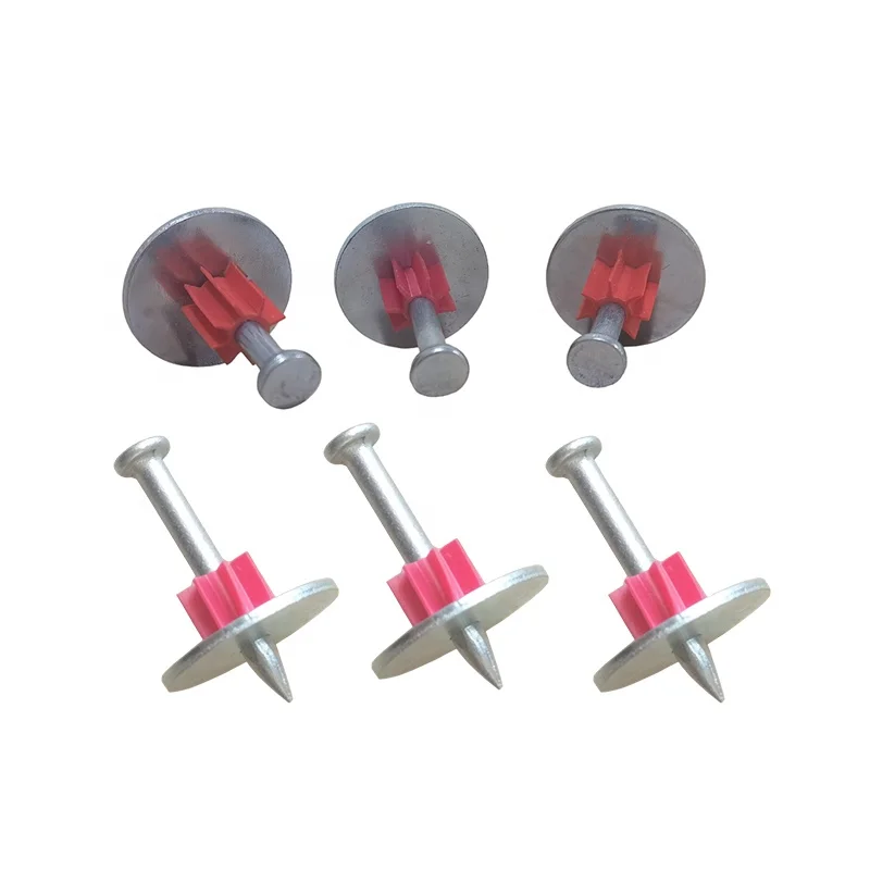 High Speed PDW pins Concrete steel nail with 25mm Steel nails washer for 301/301T shooting nail gun