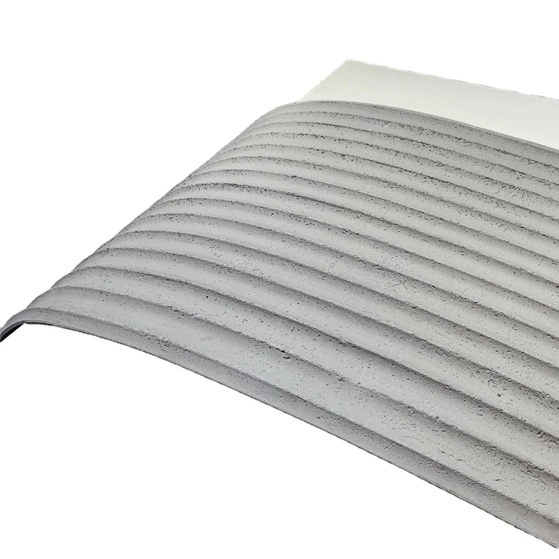 Soft Stone Cladding MCM Material Ceramic Tile Exterior Decorating Veneer Sheet Ripple Board Lightweight Artifical Flexible Stone