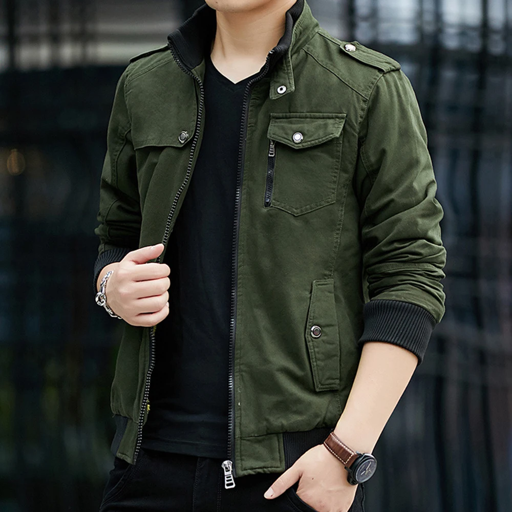 Wholesale Hot style trade jacket men's jacket Korean version plus velvet men's