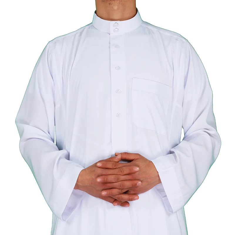 New Men Muslim Dress Saudi Style Thobe Robe Suit Islamic Kaftan Abaya Arab  Dubai | eBay