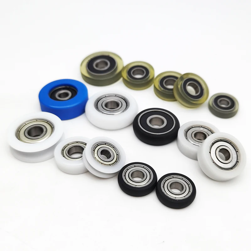 10 pezzi 5x23x7.3mm nylon plastica cuscinetti in acciaio
