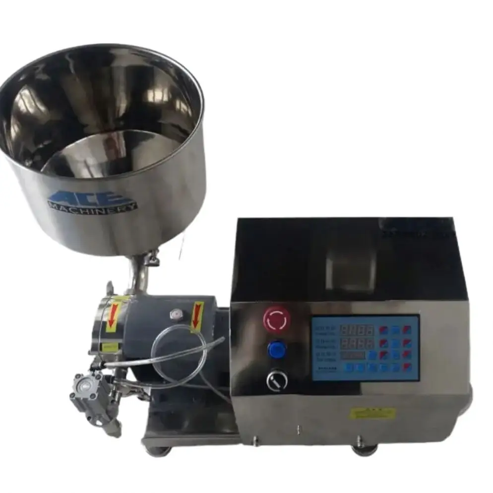 Automatic Servo Lobe Rotor Gear Pump Piston High Viscosity Body Milk Small Shea Butter Dispenser Jar Bottle Filling Machine