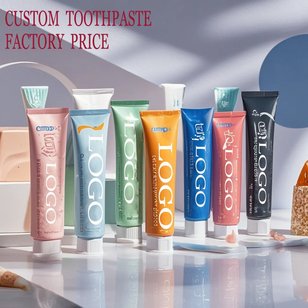 Adult / Child / PET  Toothpaste Custom Private logo Own Brand Natural Organic Whitening Toothpaste OEM