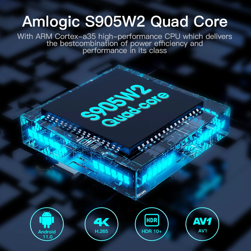 Custom Xs97 R1 Tvbox - 4K UHD Android 11 Set-Top Box
