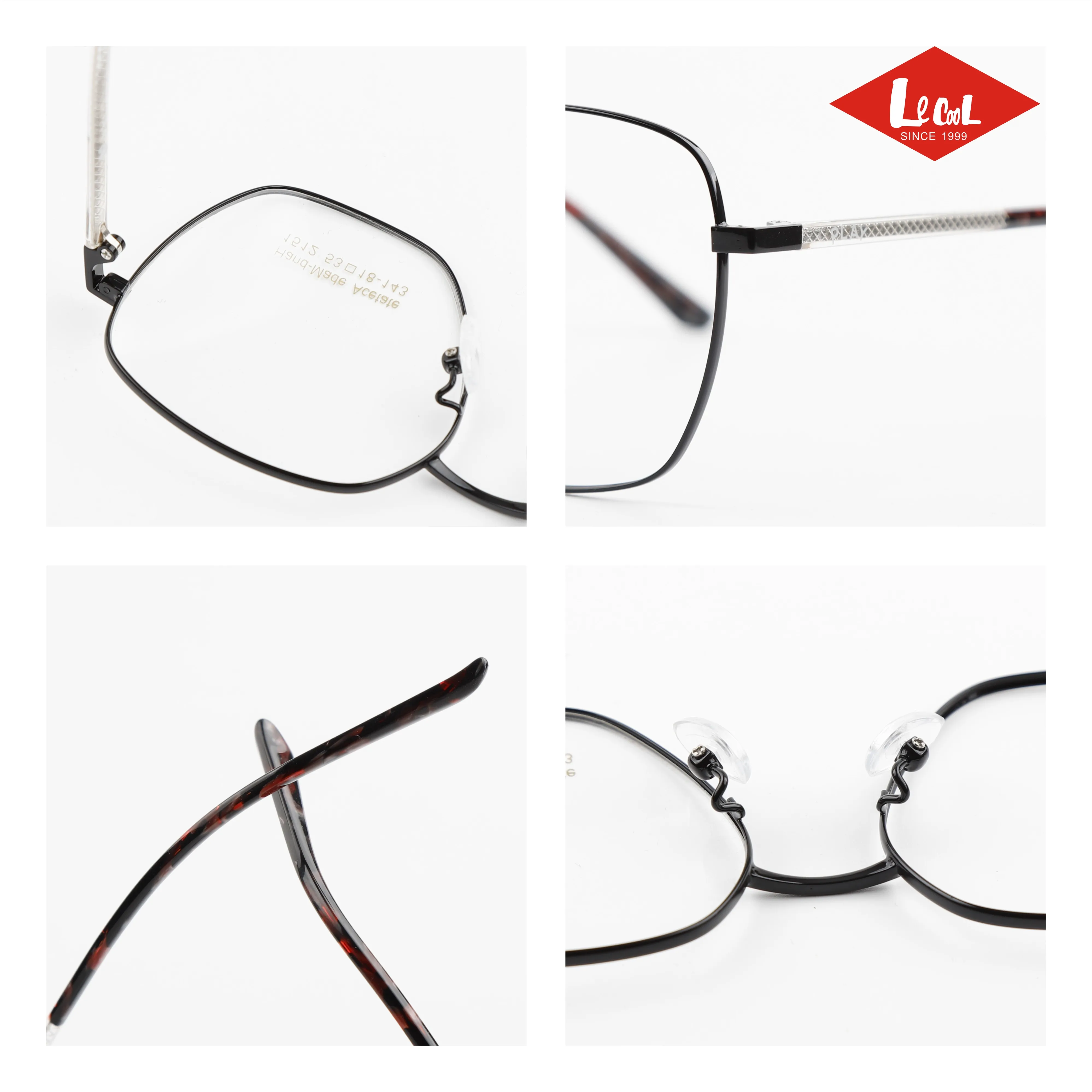 Fancy Designer Folding Black Round Prescription Glasses Optical Acetate  Spectacle Myopic Metal Eyewear Specs Frame Oem Guangzhou