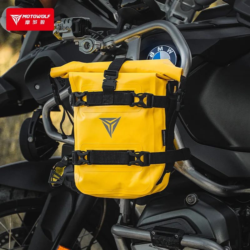 MOTOWOLF Waterproof Motorcycle Crash Bar Bag