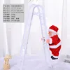 Père Noël à double échelle blanche