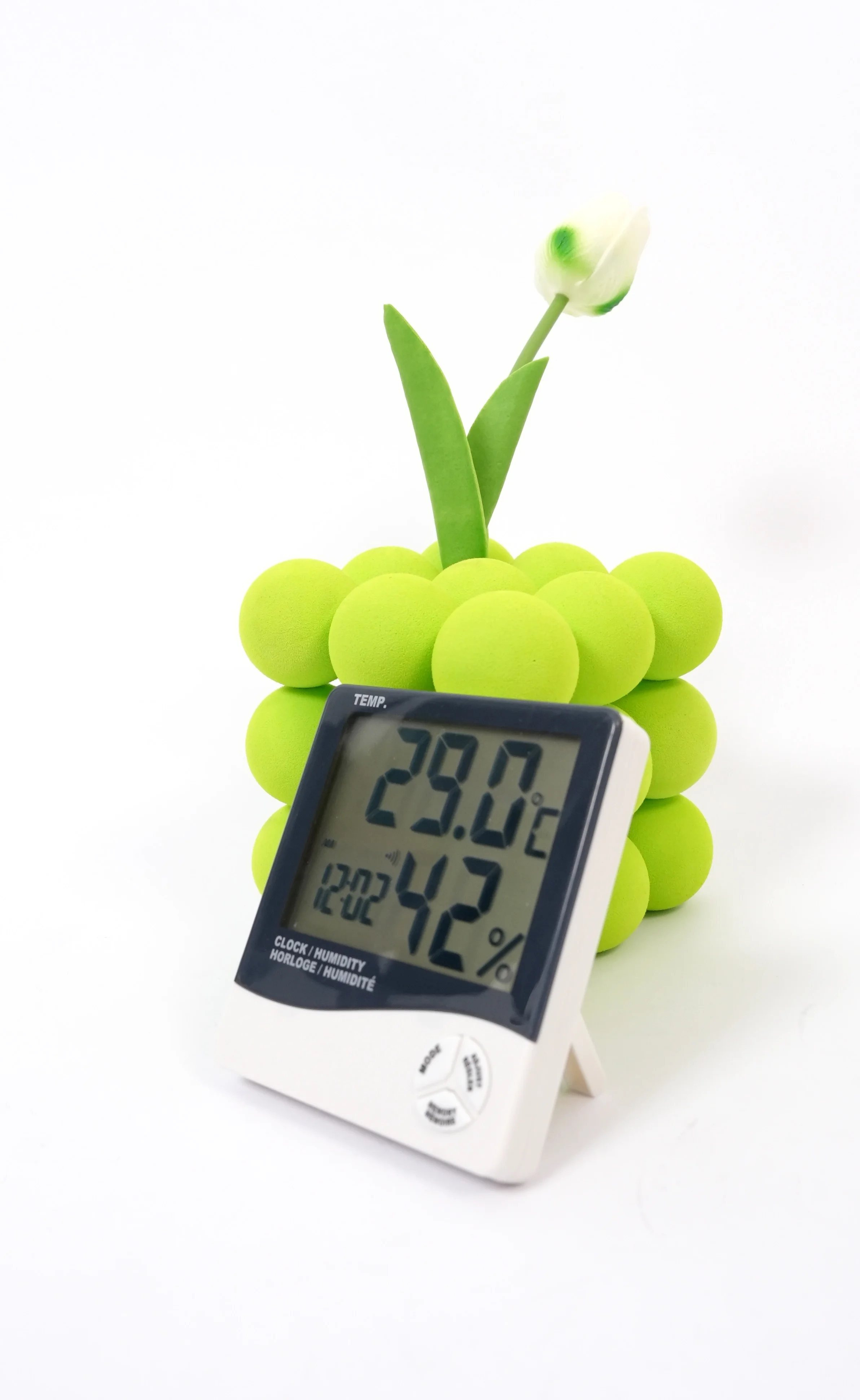 Classical Durable Household Digital Thermometer Temperature and Humidity Electronic Thermometers Thermo-hygrometer Snooze Clock