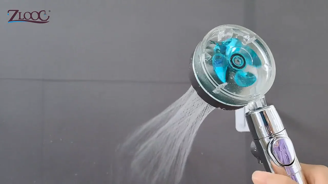 Hot Abs Rain Bathroom Shower Head Water Saving High Pressure Flow 360 Degrees Rotating With