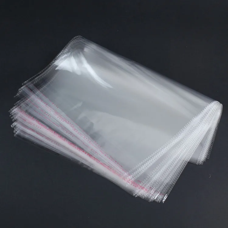 Free Sample High Quality Transparent Plastic Bag Self Adhesive Seal