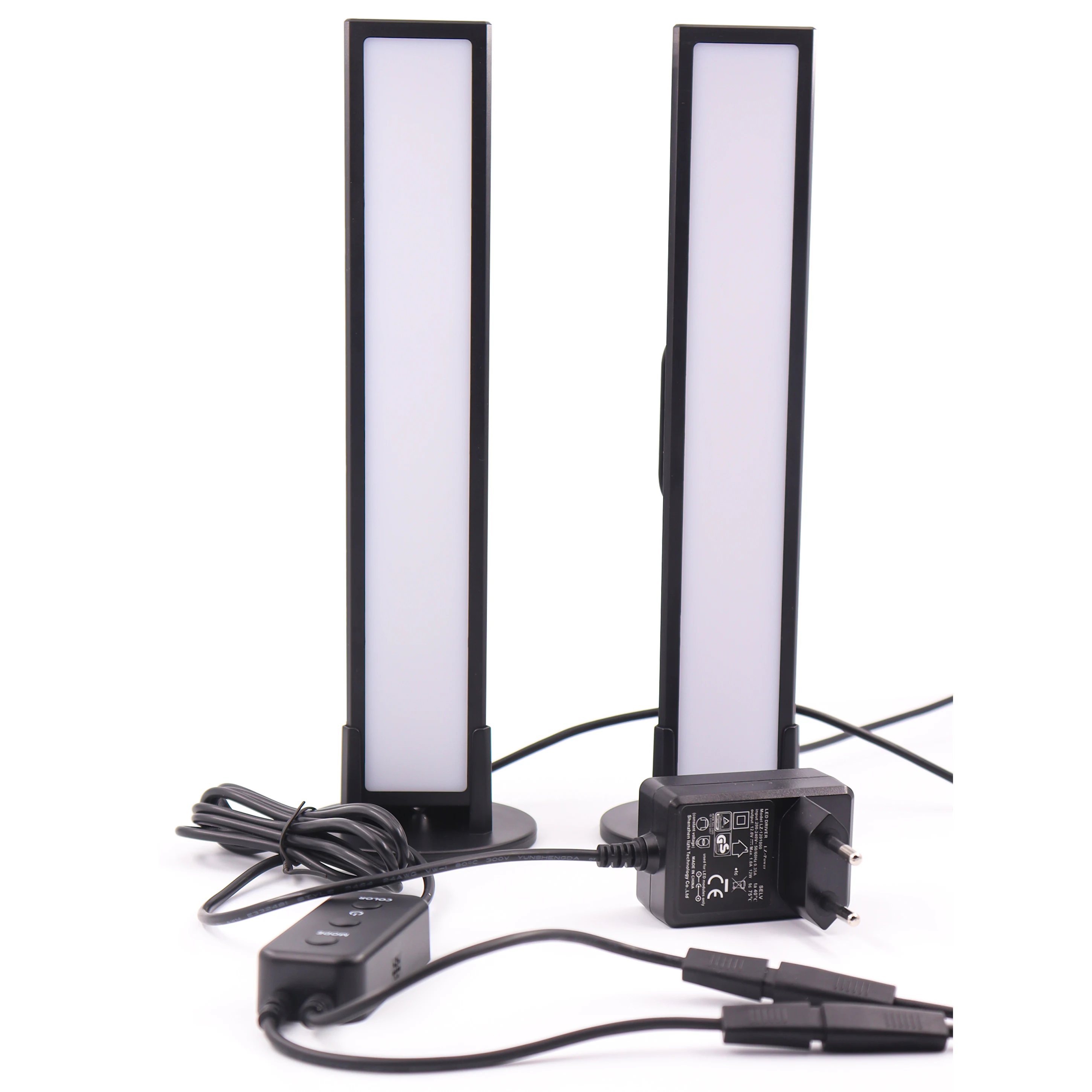Flow Pro LED Smart Light Bars RGBIC Ambiance Backlights Kit with Music Sync for Bedroom TV Ambient Lighting