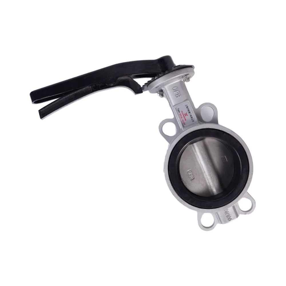 PN16 Manual 3-Inch DN80 Wafer Type Butterfly Valve Cast Steel Stainless Steel Body Ductile Iron Disc SS410 Shaft EPDM Seal Water supplier