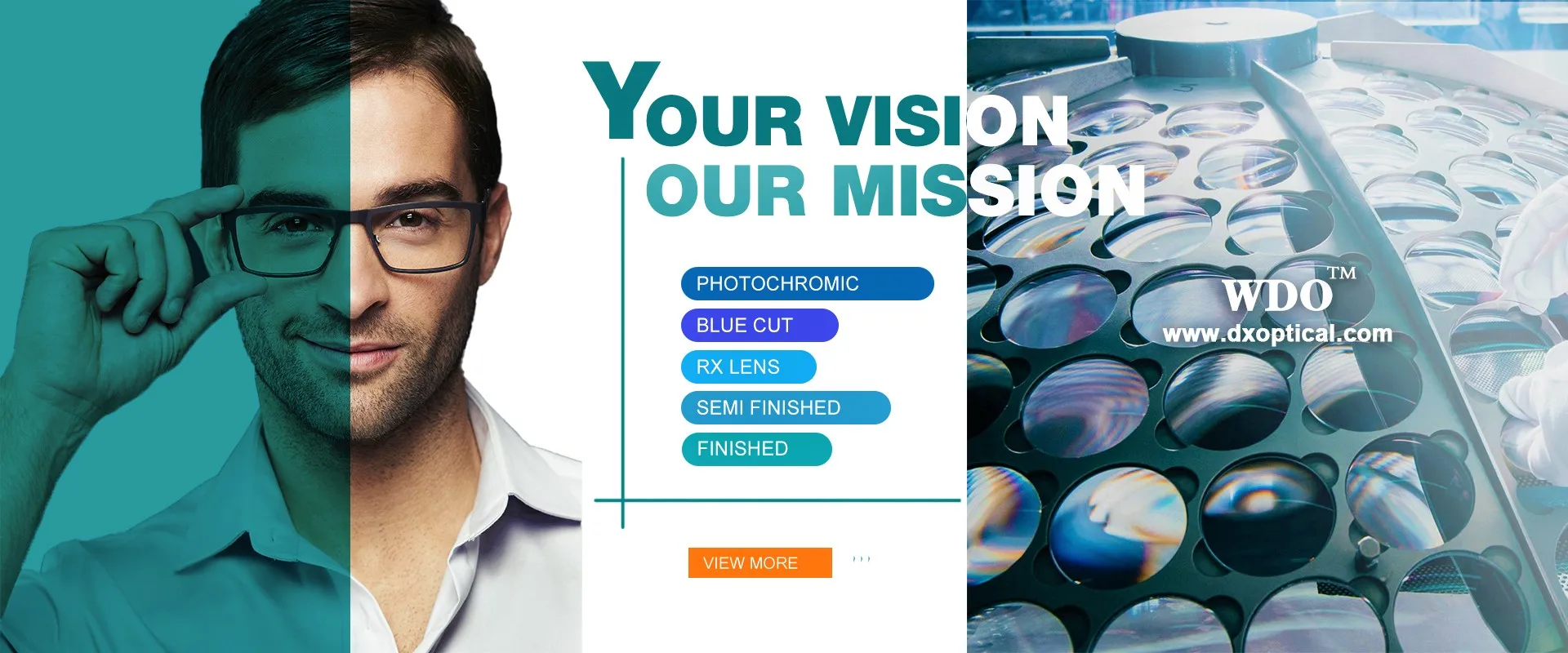 1.59 Polycarbonate Single Vision Photochromic Lens Optical Hmc 1.59 Pc