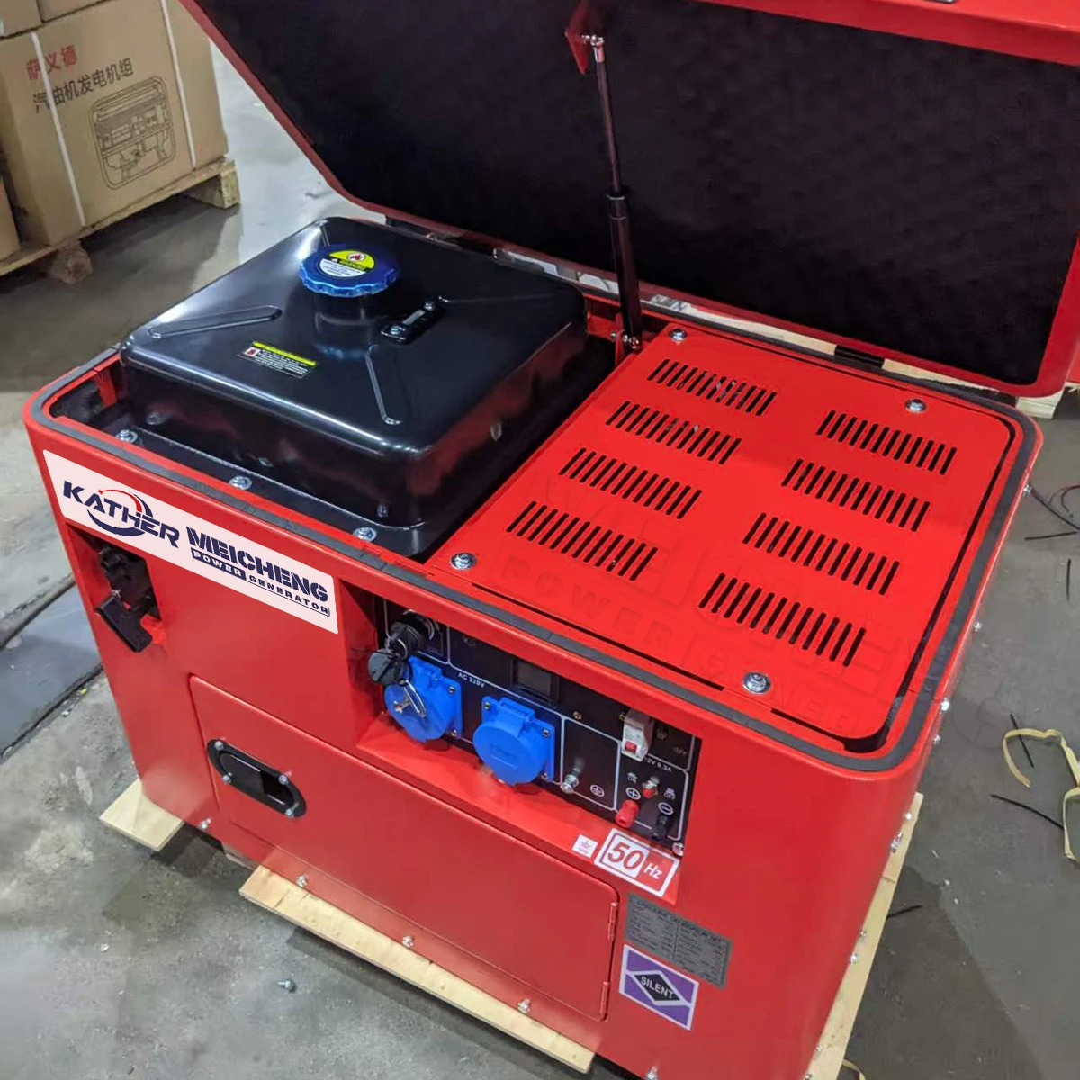 60hz low noise 5kw 8kw 85kva 10kw 12kw 15kw super silent power output554-8