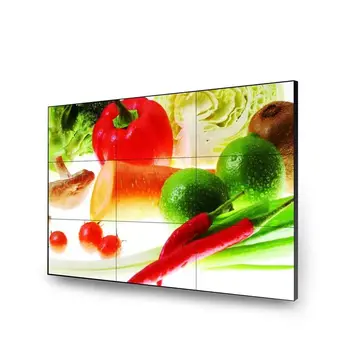 indoor 2*2 3*3 55 inch lcd video wall led video wall with narrow bezel 3.5mm for advertising