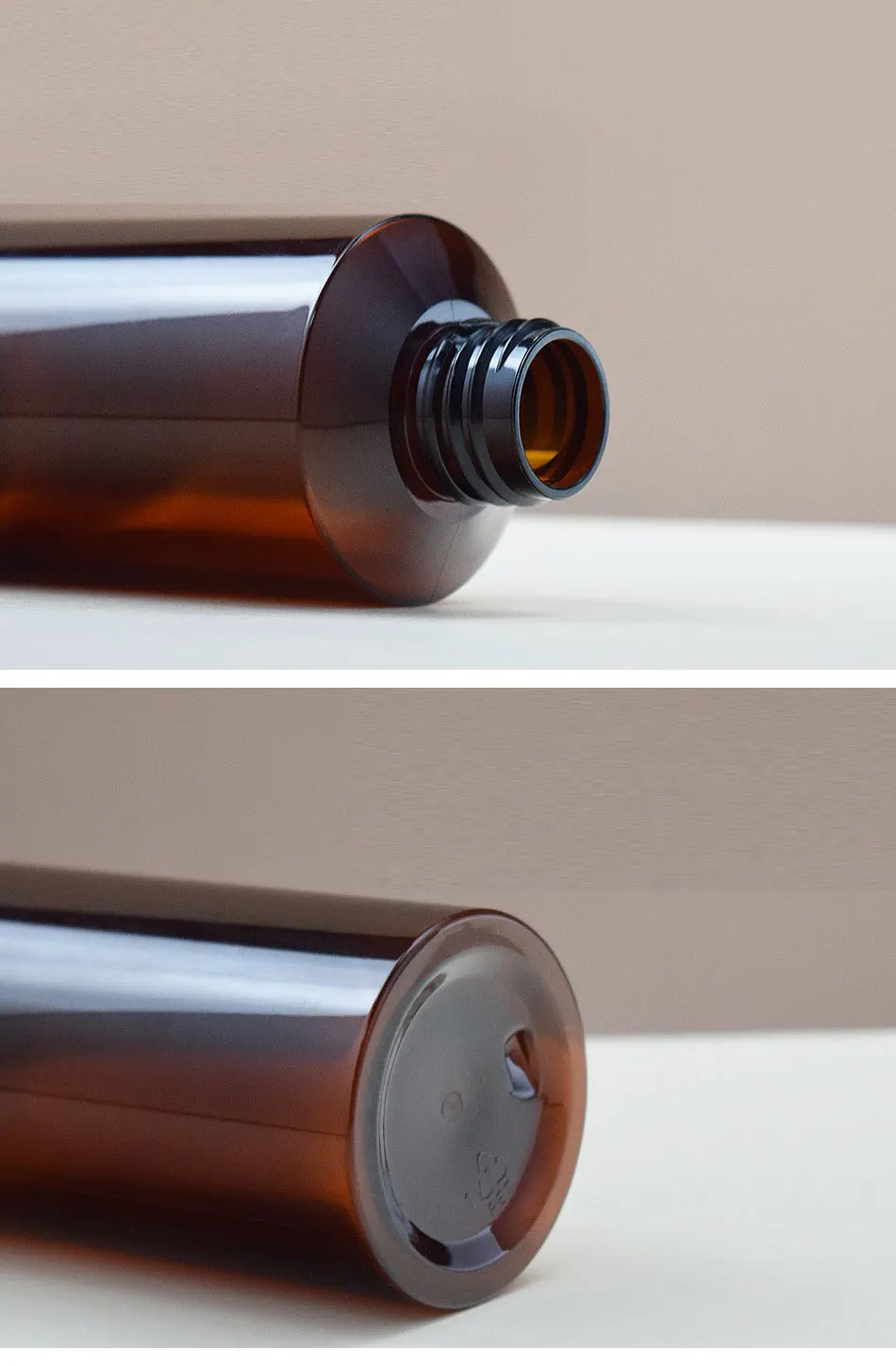 Empty Round 100ml 150ml 200ml Green Brown Light Grey Pet Plastic Hair