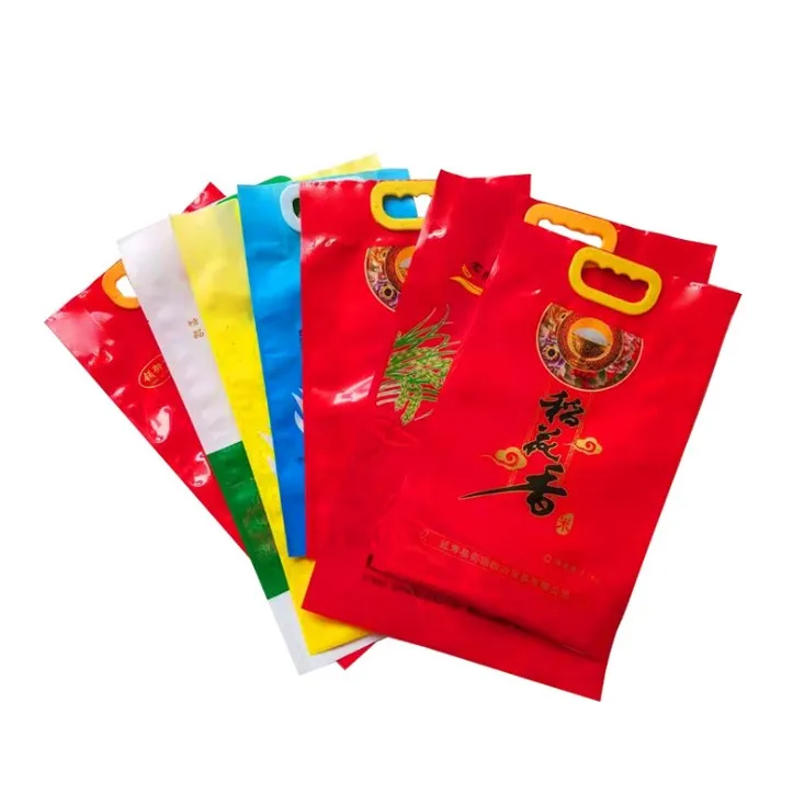 Custom Printing Plastic Food Packaging 1kg 2kg 5kg Rice Bag China 25kg 50kg White PP Rice Bag Packing Plastic Bag Packaging