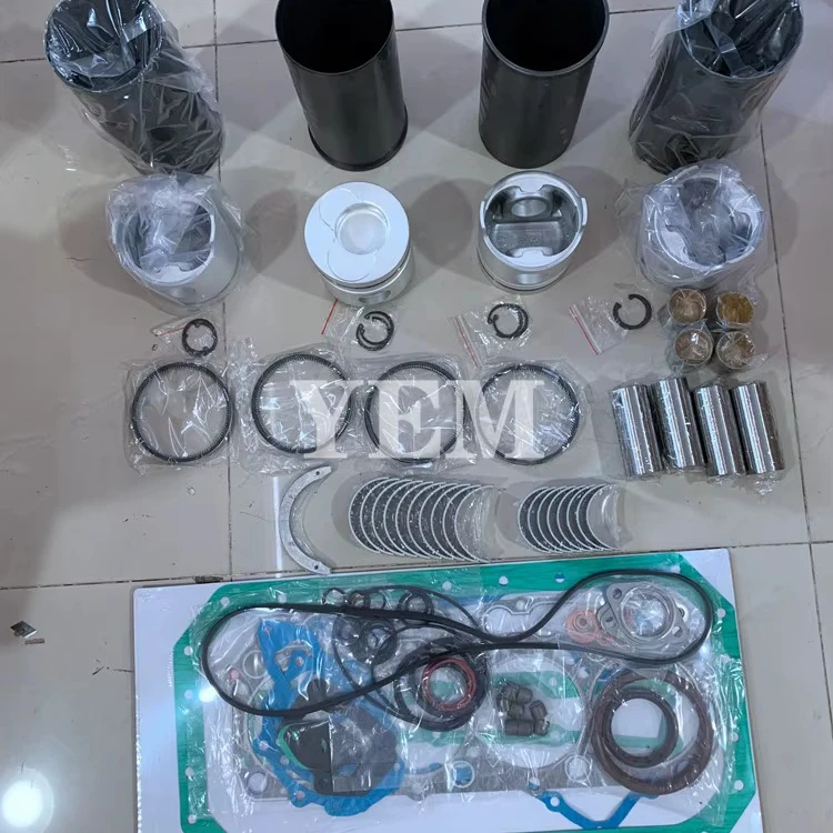Stock Complete W04D Cylinder Liner and Gasket Kit With Bearing Set for Hino Engine Part