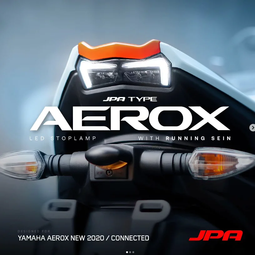 AEROX 155 NVX L155 2020 V2发光二极管尾灯电机照明系统改装的雅马哈