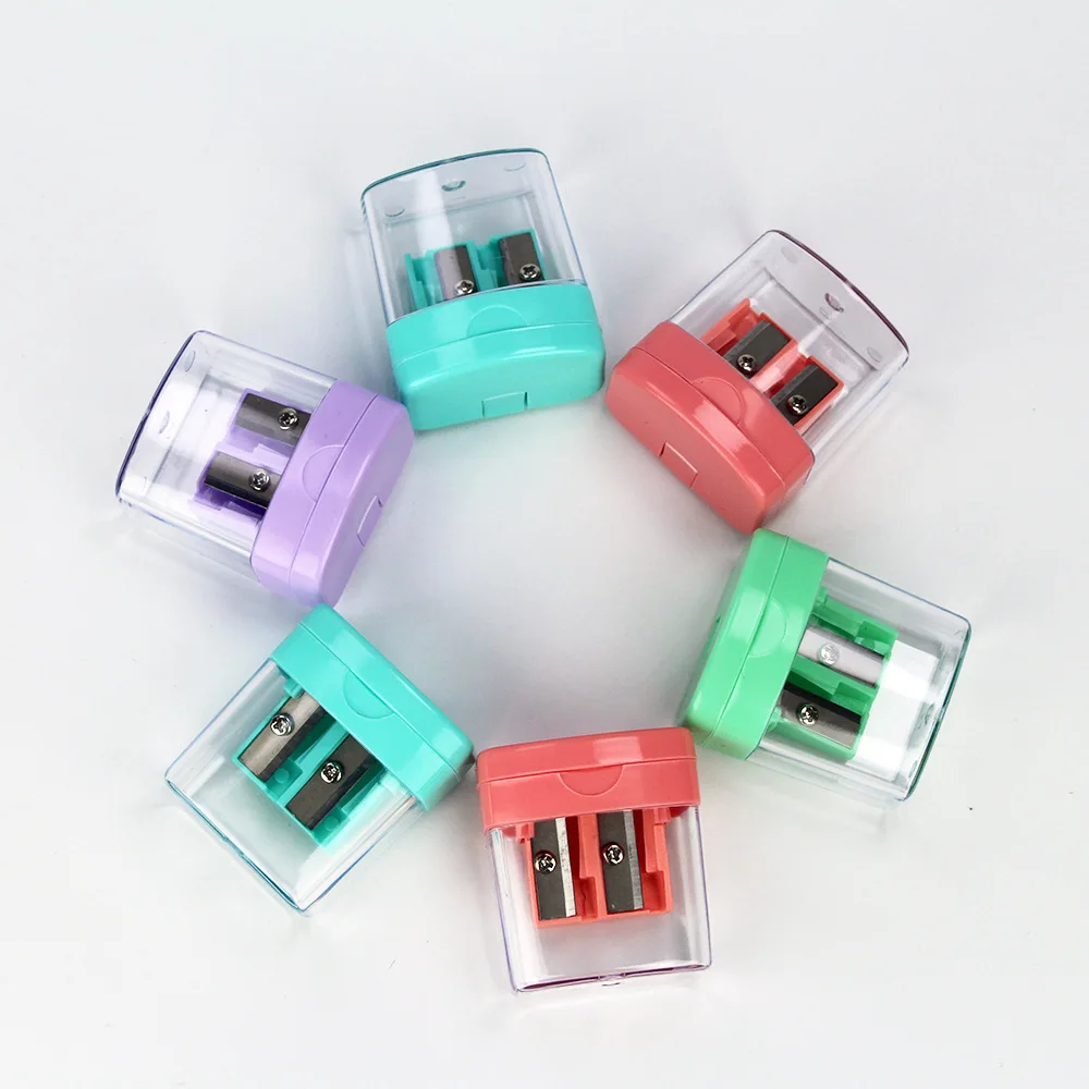 Высококачественная забавная точилка для карандашей с 2 отверстиями