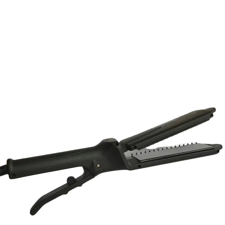 Jinrong Professional Salon Two-in-One Flat Iron Electric Splint with Four Teeth Anion Hair Straightener Comb Temperature Control