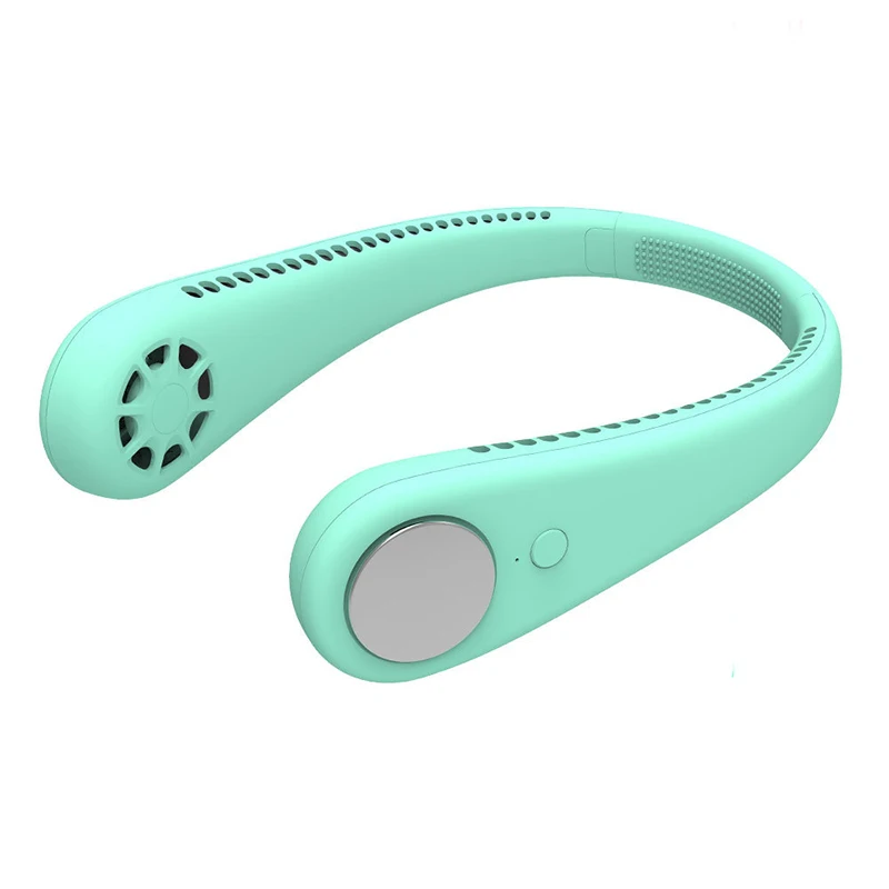 2024 Low Price Foldable Handheld Fan with Rechargeable Battery and Neck Hanging Feature