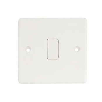Customized Factory British Standard Wall Switch and Socket Push Button Door Bell White Panel 10a Switch Outlet for Home