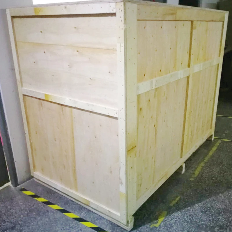 High Quality Customized Wooden Crate for Exhibition Transportation Plate Crate Stackable Wood Crate Storage Box Wholesale