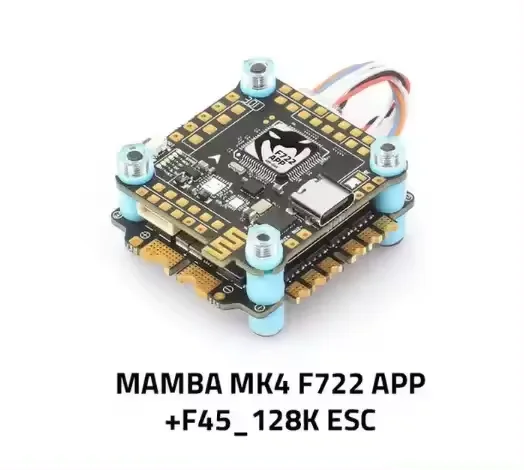 DIATONE 2023 MAMBA F722 App MK4 Rubberized F45 F55 F65 128K 3-6S ESC Flight Control Stack FPV Drones Accessories RC Use