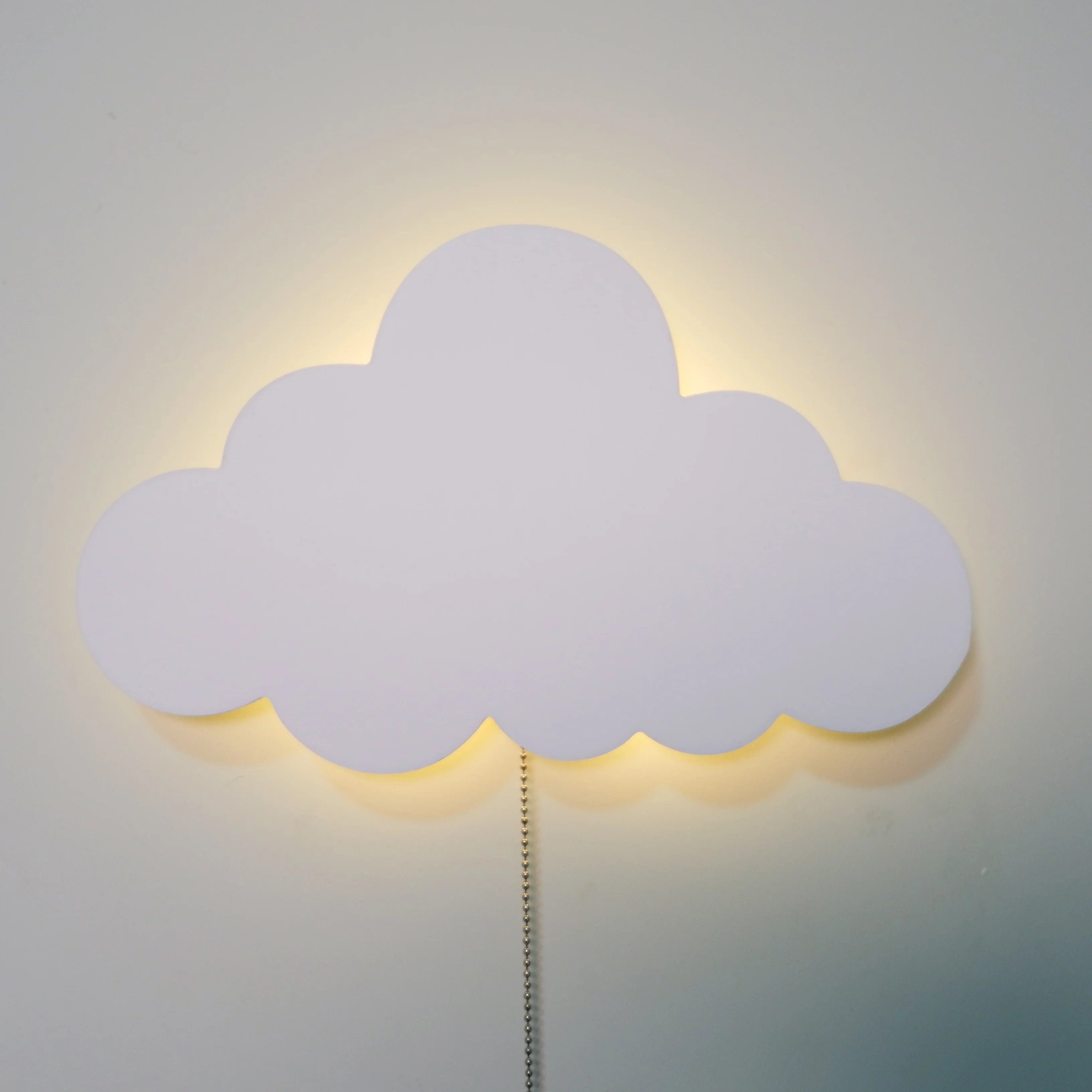 Hot White Cloud Wall Light For Kids Room Nursery Wall Decor With Led