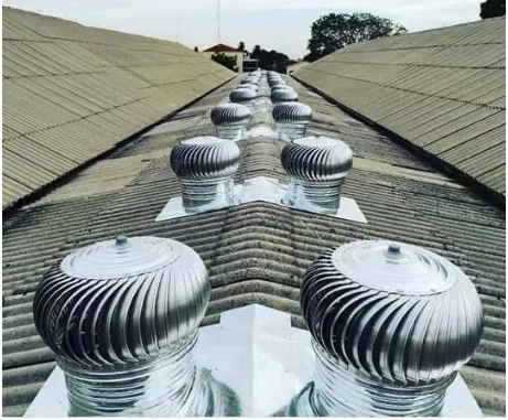 Wind Driven Whirlybird Attic Fan Whirly Bird Attic Turbine Fan SS