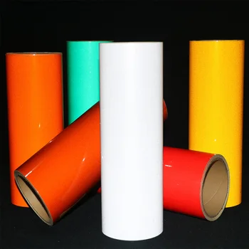 Commercial Grade Reflective Vinyl Self Adhesive: Glass Beads Sheeting