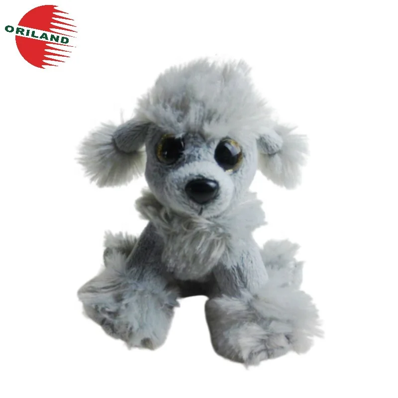 gray poodle stuffed animal