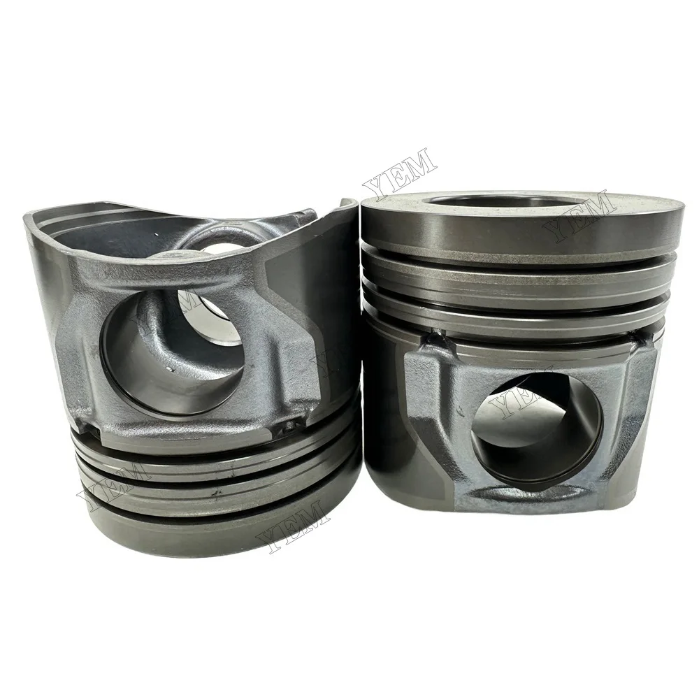 Engineering Machinery Part Cylinder Piston With Pin Cir-Clip Suitable for Yuchai YC4D130 Engine Parts 6