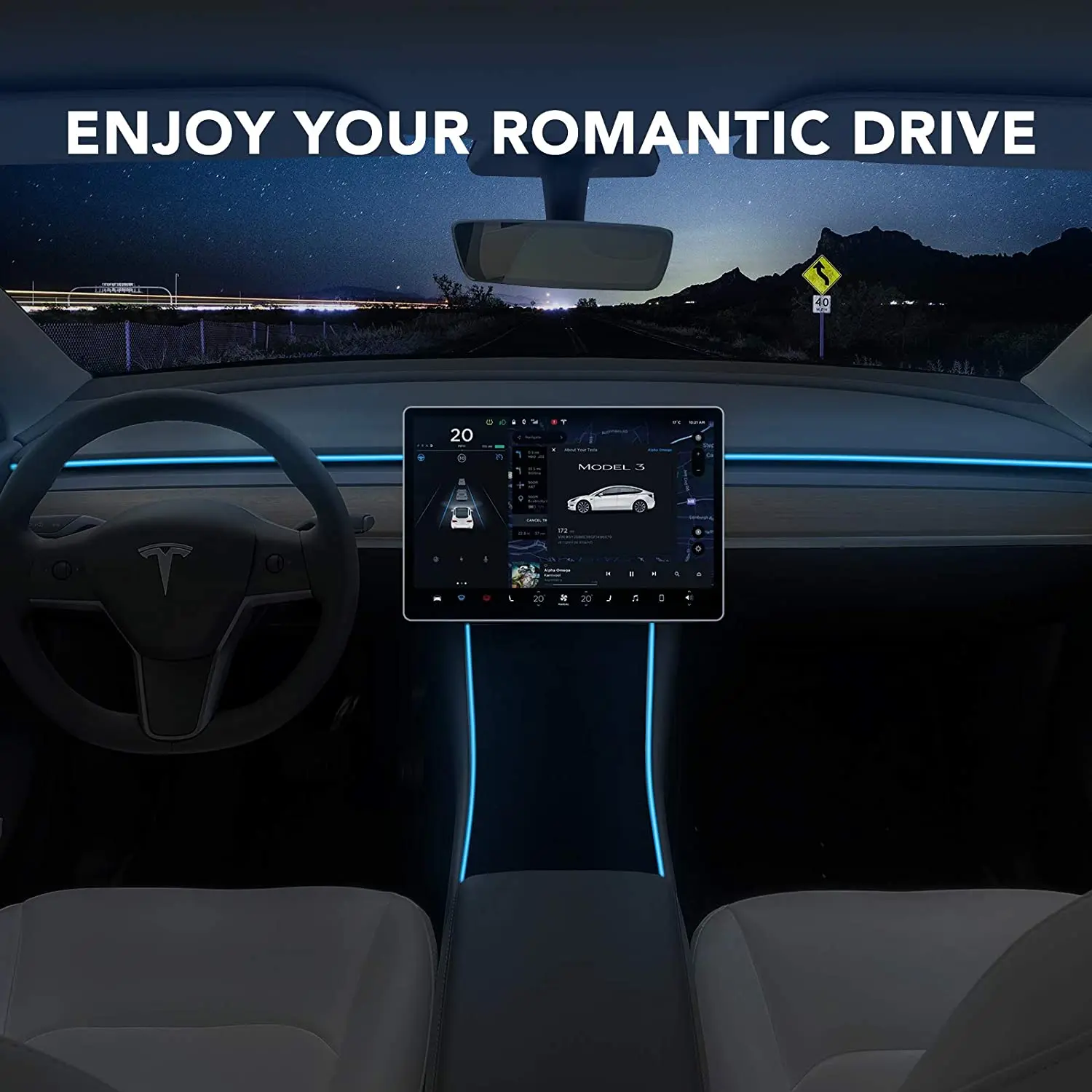 Hd Center Control Touch Screen Protector Hardness Tempered Glass Car