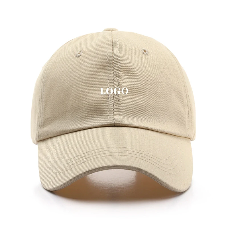 Low Moq Cotton Custom Embroidery Dad Hats Leather Strap Back Hat With