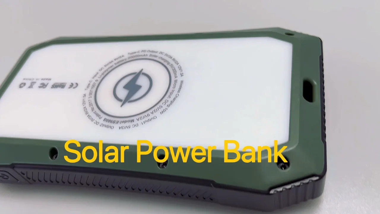 Unique Private Mould Design 20000 Mah Powerful Home Solar Back Up Power