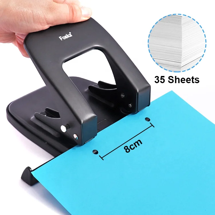 Foska Less Effort to Operate A4 Size 35 Sheets Office 60mm 2 hole 