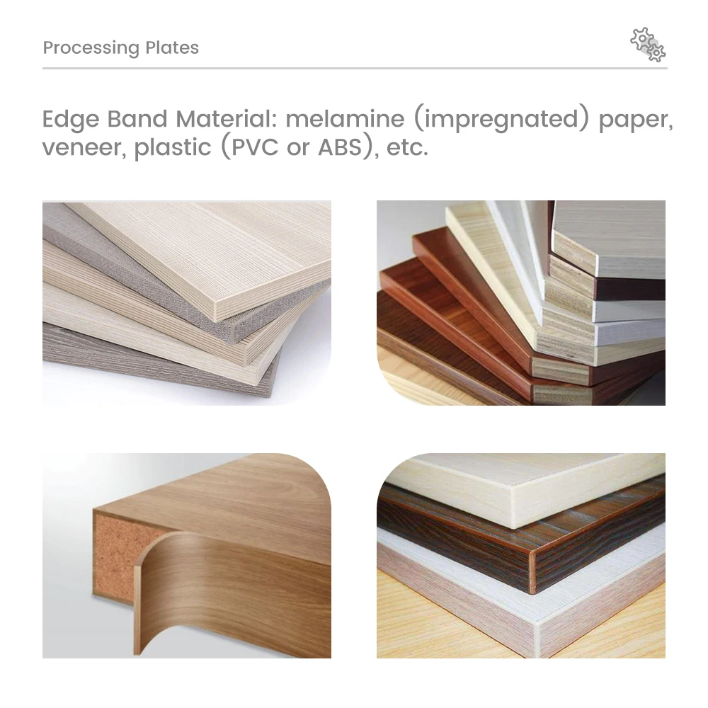 ZICAR Fully Automatic 45 Degree Pre Milling Edge Banding Machine Panel Furniture Full Straight Line Edge Bander Bordatrice