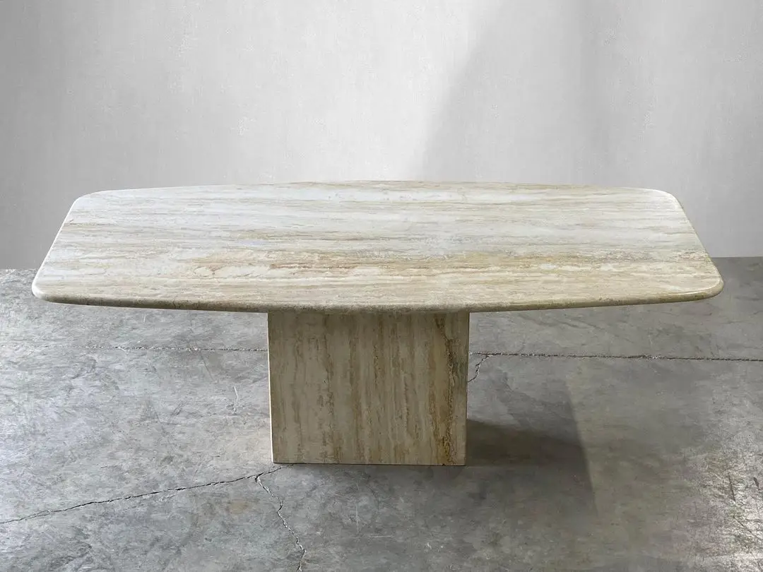 product ydstone rectangular beige travertine dining table top premium countertops vanity tops  table tops594-5