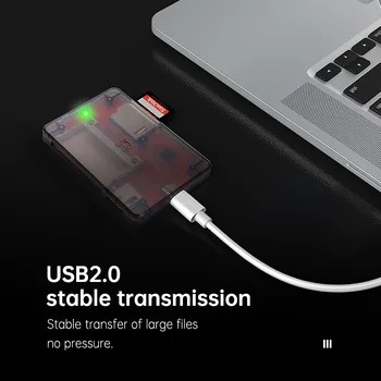 FB-680s Card Reader Sd Truck-loaded Mobile Phone TF Card Slot Camera Computer Android Universal USB2.0 High-speed Large Car product image
