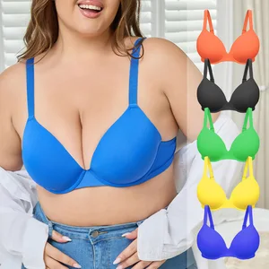 Wholesale In-Stock Comfortable Underwear: Women's Plus-Size Bra, Full-Bust Push-Up & Lift Supportive Adjustable Comfort Bra
