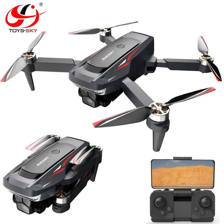 New Axis Brushless Motor FPV RC Drone with Dual Camera
