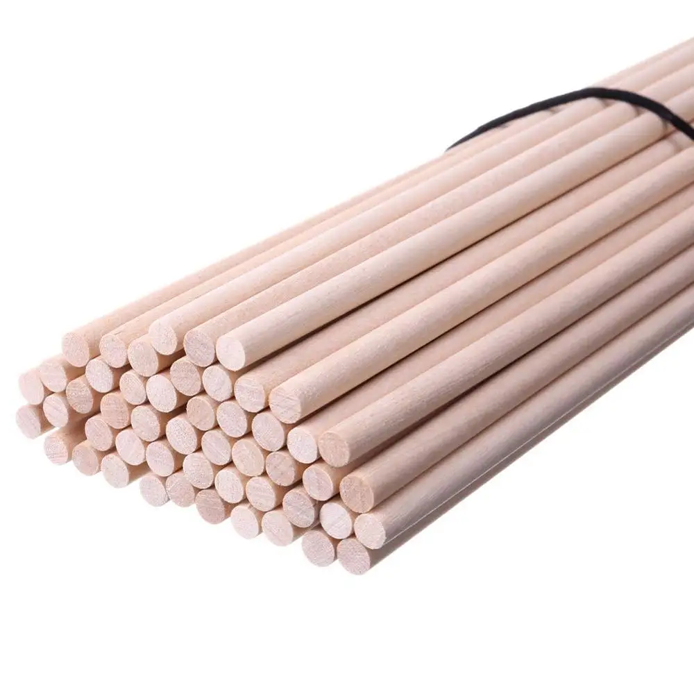 china supplier round wooden stick round wooden dowel rods