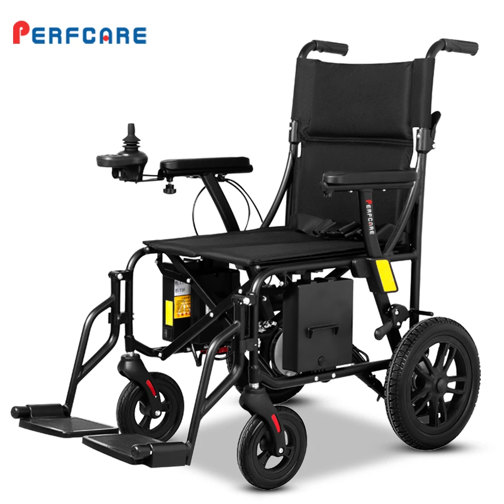 残疾人便携式电动轮椅超轻折叠电动轮椅