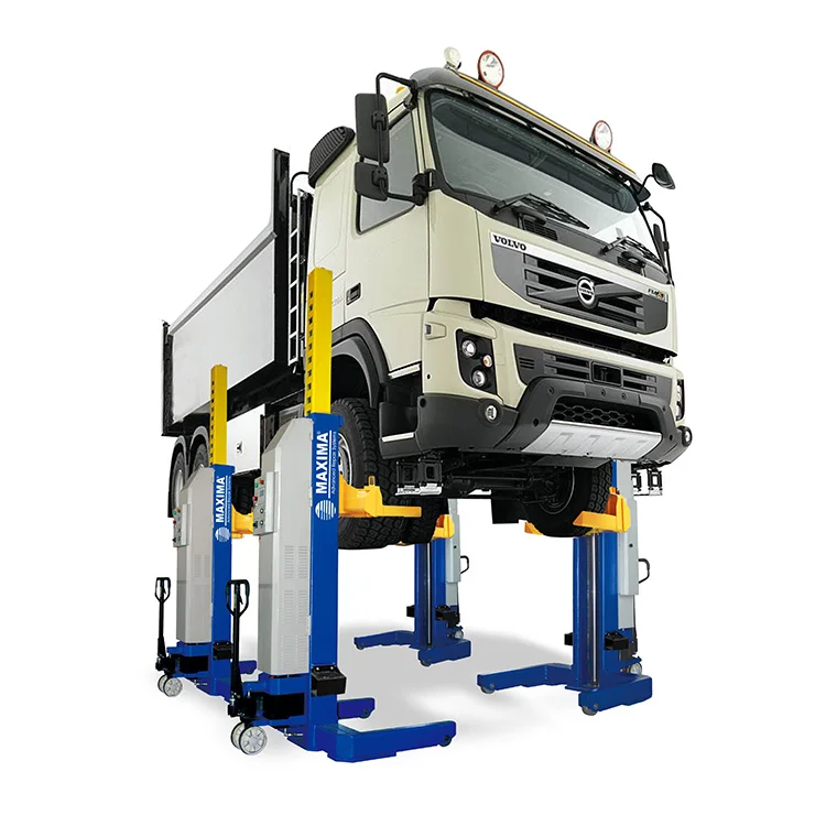 Maxima FC75W Four Column Manual 4 Bridge Car Lift Truck Hoist Bus Hoist Mobile Column Lift Truck Lifting Columns