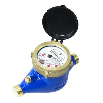 NWM Residential Mechanical Multi-Jet Dry Type  Class C / R160 Water Meter with Brass Closing Ring / High Sensitivity