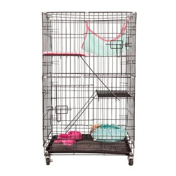 Hot Sale Folding Cat Cages Collapsable Carriers Cage Veterinary - Buy ...