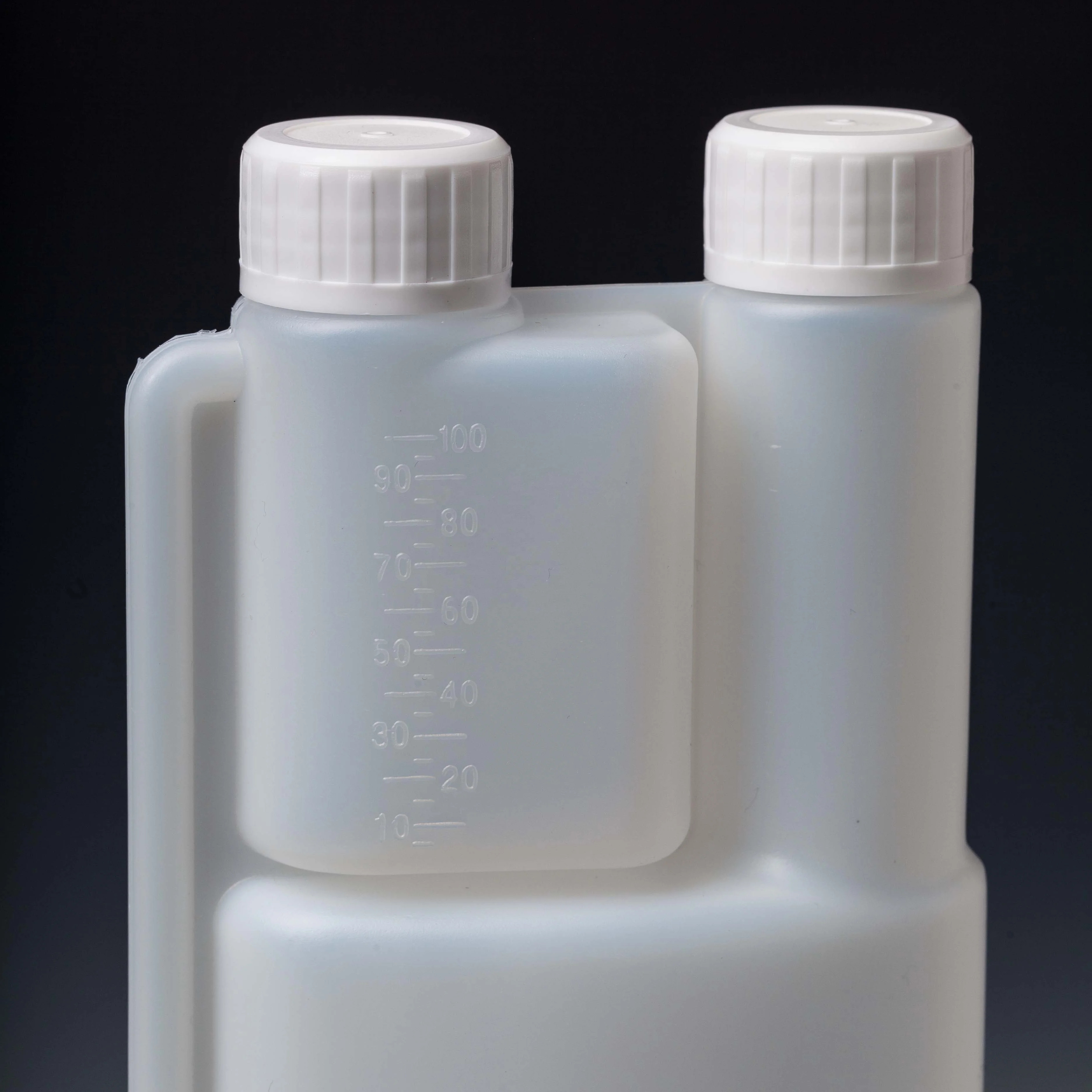 100ml 500ml 1000ml Plastic HDPE Dispenser Double Twin Neck Dosing Bottle Bettix Squeeze Dual Chambers Bottle