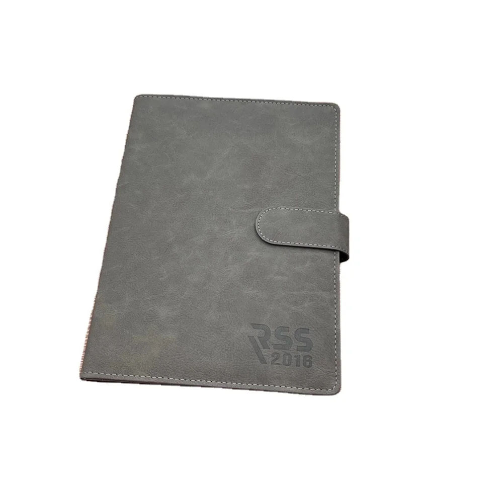A5 Size Custom Magnetic Wireless Charging Power Bank Diary Notebook Gift 8000mAh